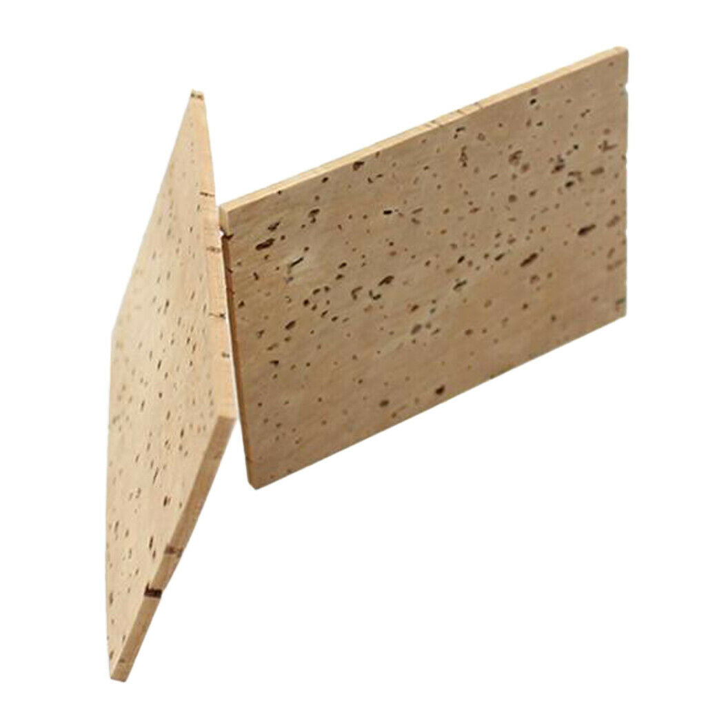 10 Pieces Saxophone Interface Cork Natural Neck Cork Replacement Parts Brown