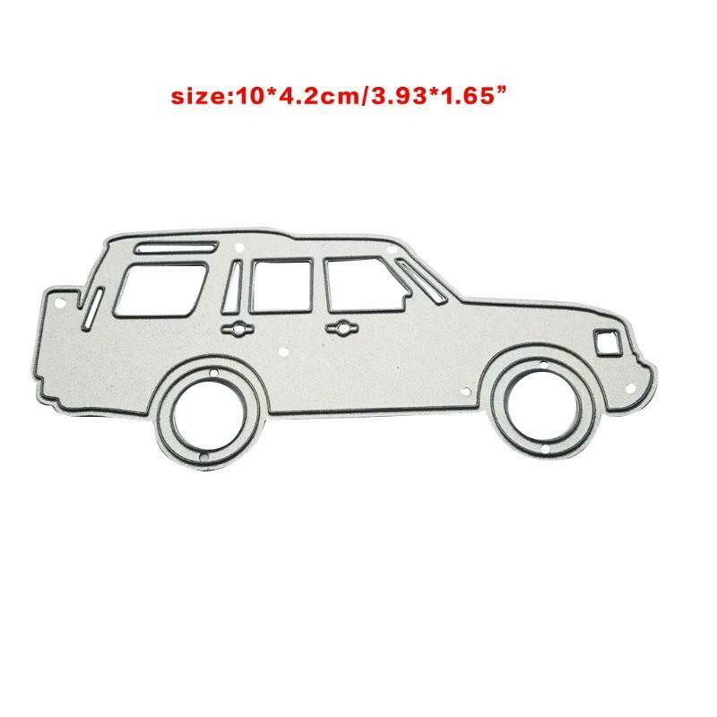 Car Metal Cutting Dies Stencil DIY Scrapbooking Album Paper Card Template Mold