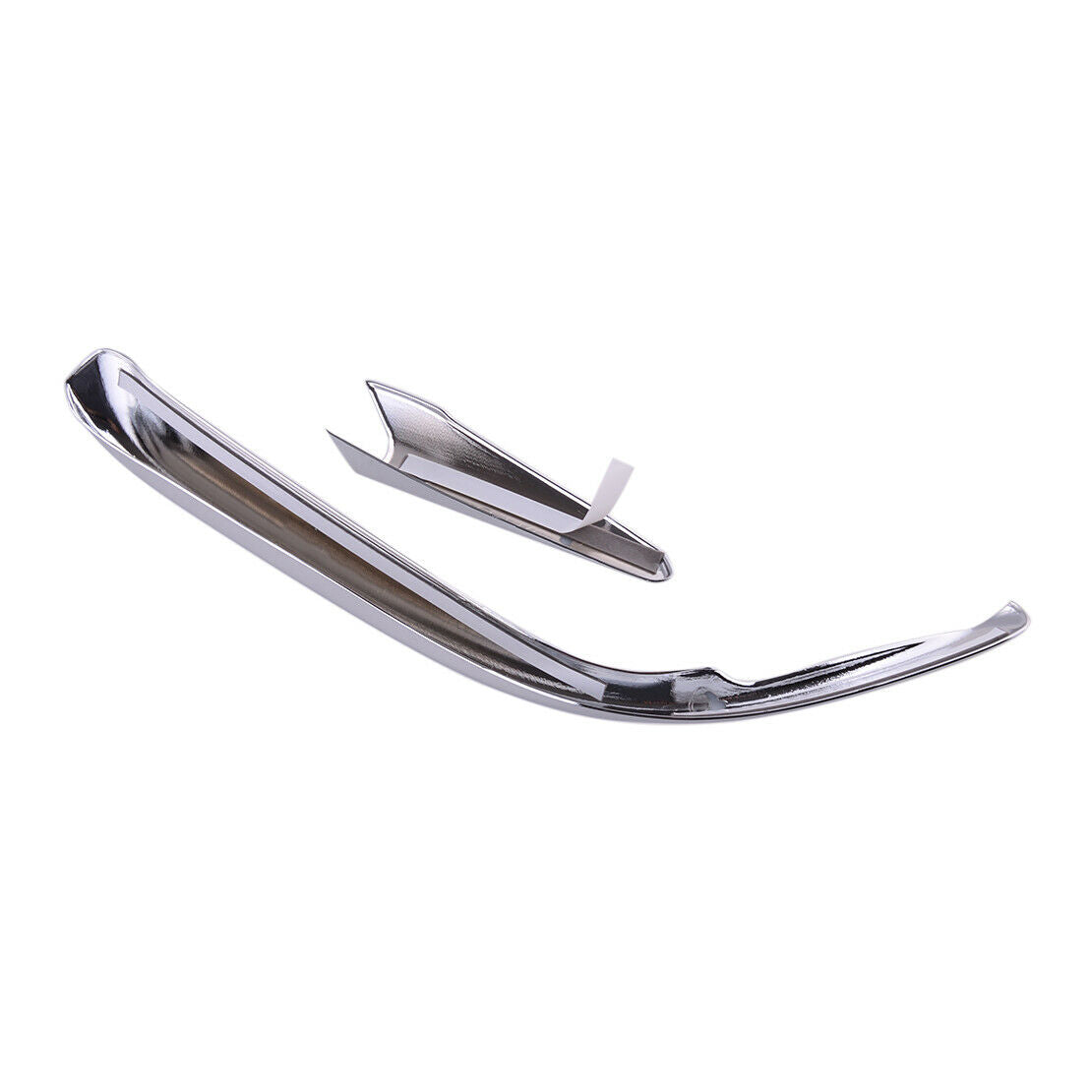 Car Chrome Front Fog Light Lamp Eyelid Eyebrow Trim Fit For Mazda 3 Axela