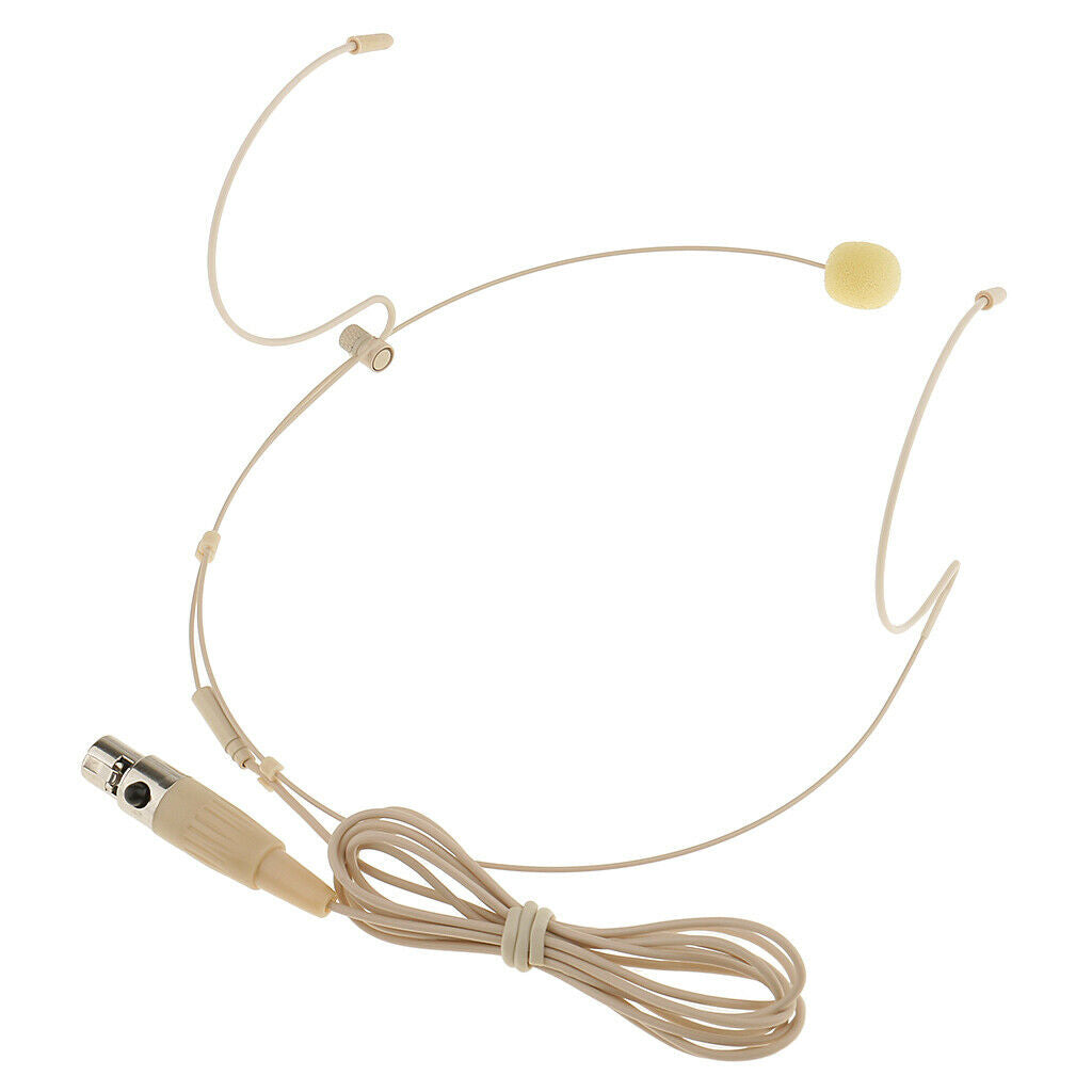 Foldable Ear Hook Headset Microphone Skin Color Musical Instruments 3Pin