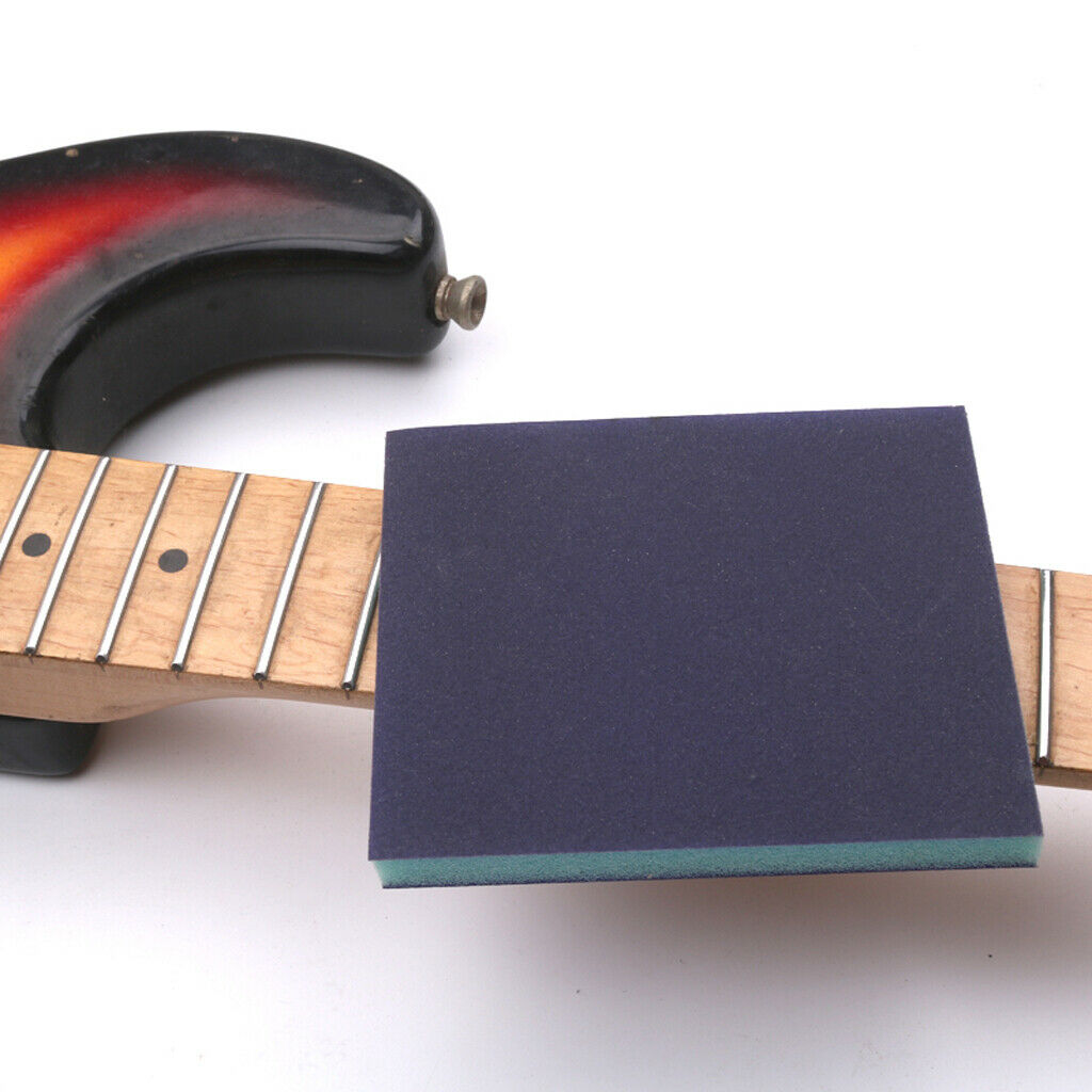 Sponge Guitar Sandpaper Block Guitar String Sandpaper Guitar Polishing Tool