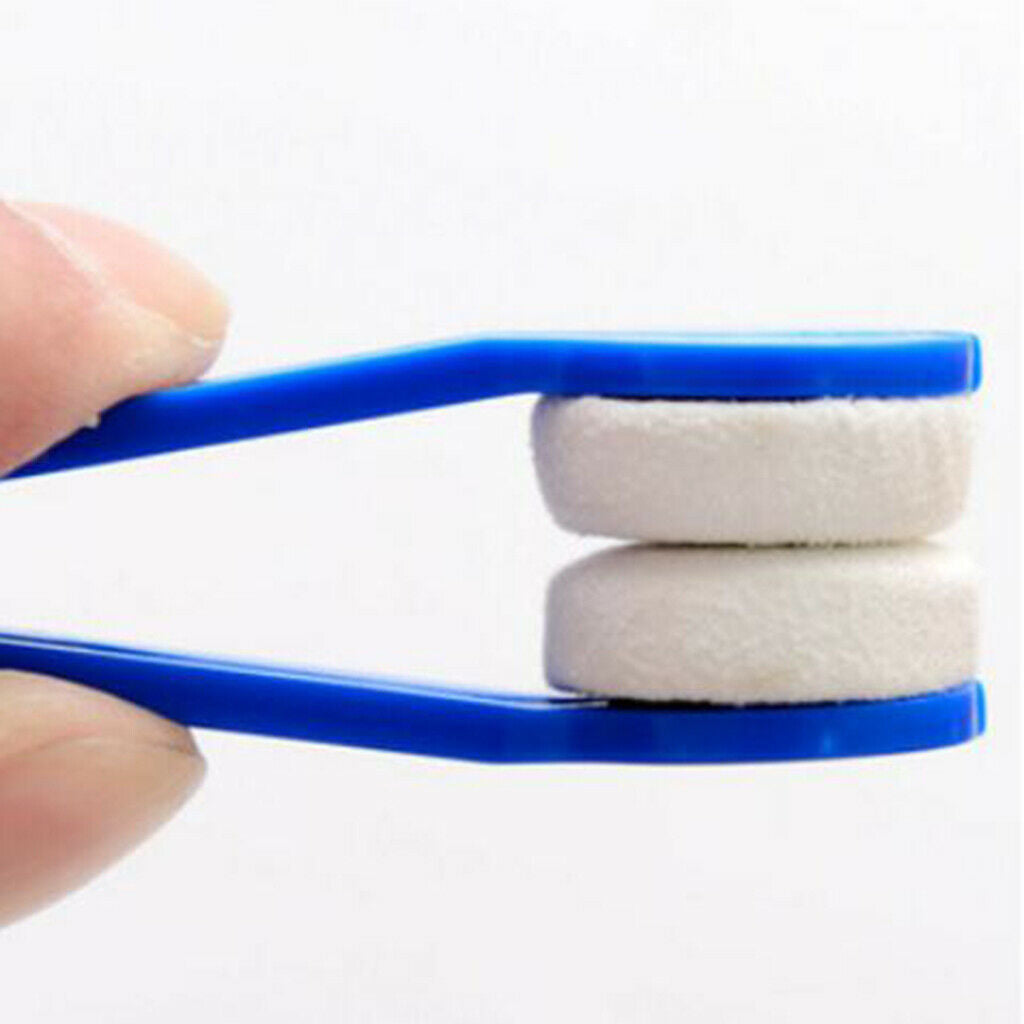 Set of 24 Microfiber Spectacles Cleaner Cleaning Tools Soft Cleaning Clip