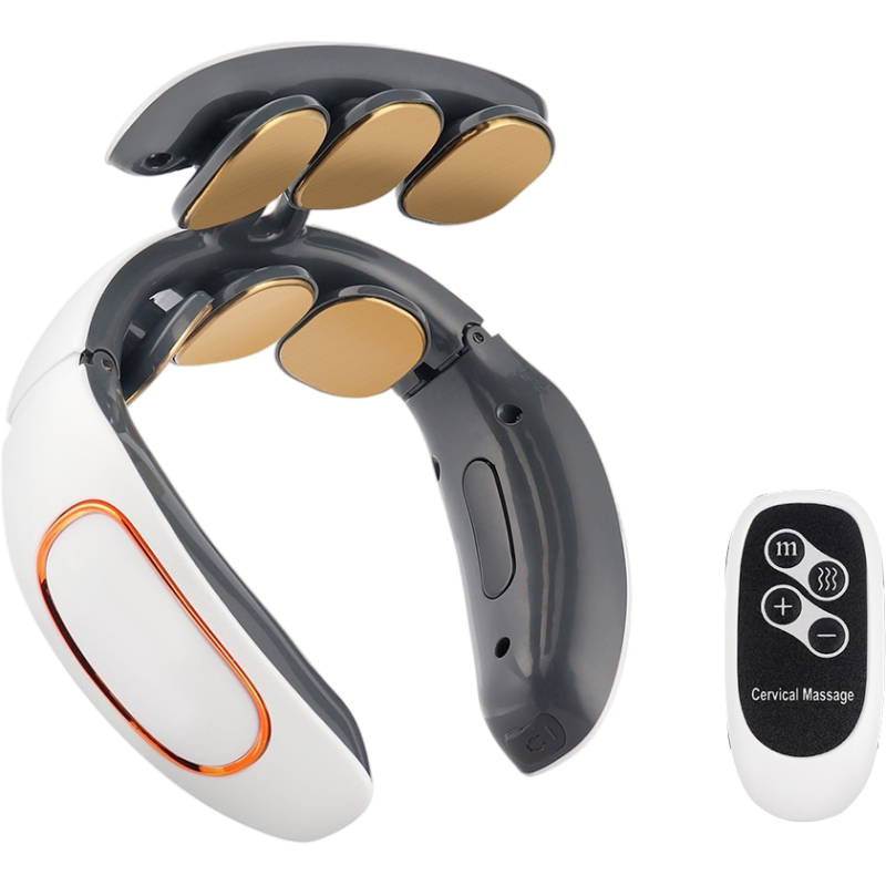 Neck Massager Heating 4 Modes 15 Levels Wireless Deep Kneading Relaxation