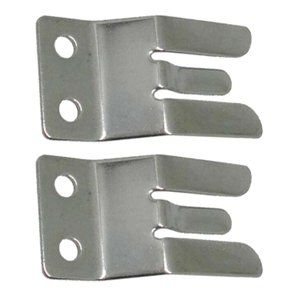2pcs 304 Stainless Steel Microphone Clip