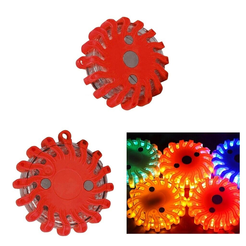 2x Safety Car Roadside LED Beacon Strobe Warning Light for Traffic Car