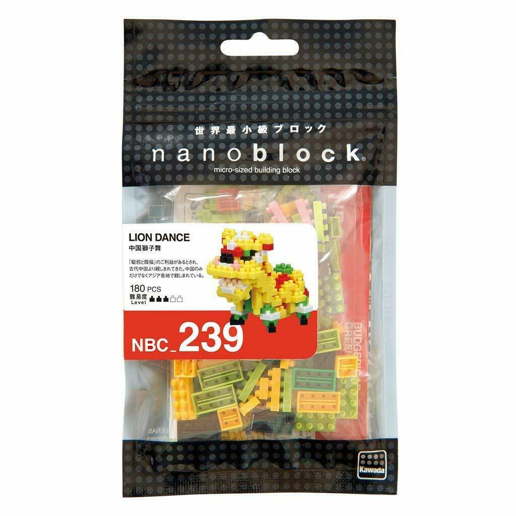 NBC239 Nanoblock LION DANCE Building Blocks Mini Collection 180 pieces 12 Years+
