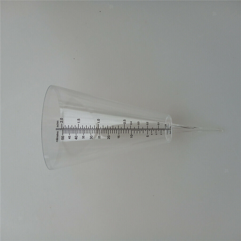 2pcs Rain Gauge Rainfall Measure Meter Cone for Garden Angriculture 0-50mm