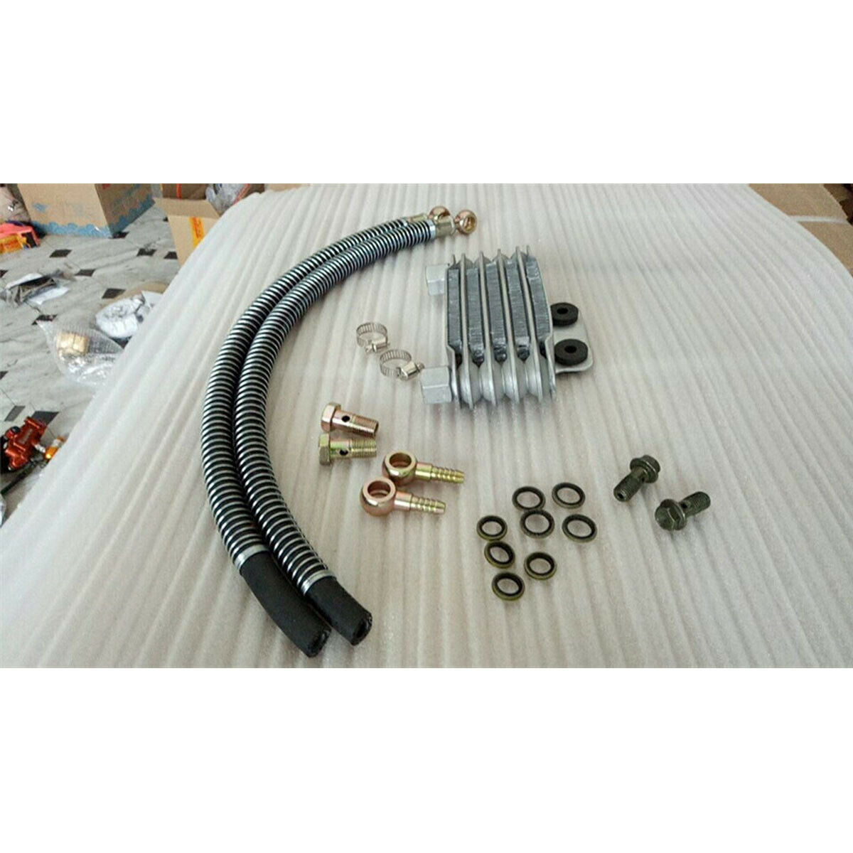 Small Oil Cooler radiator Motorcycle refit  for Dirt Pit Bike Chinese 110 125CC