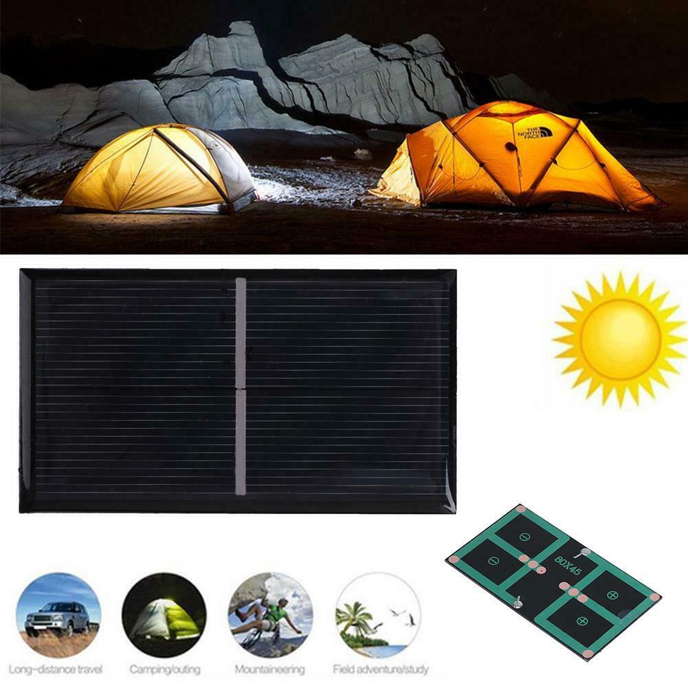 0.5W 1V Epoxy Polycrystalline Silicon Solar Panel Module Battery Charger @