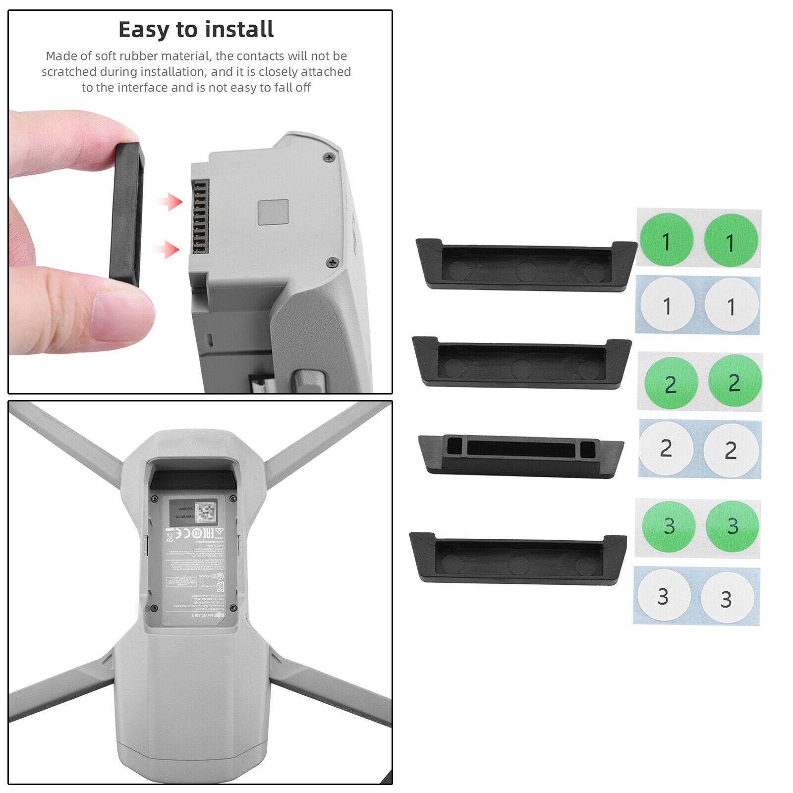 Battery Port   Protector for Mavic Air 2S Drone, Durable Spare Parts