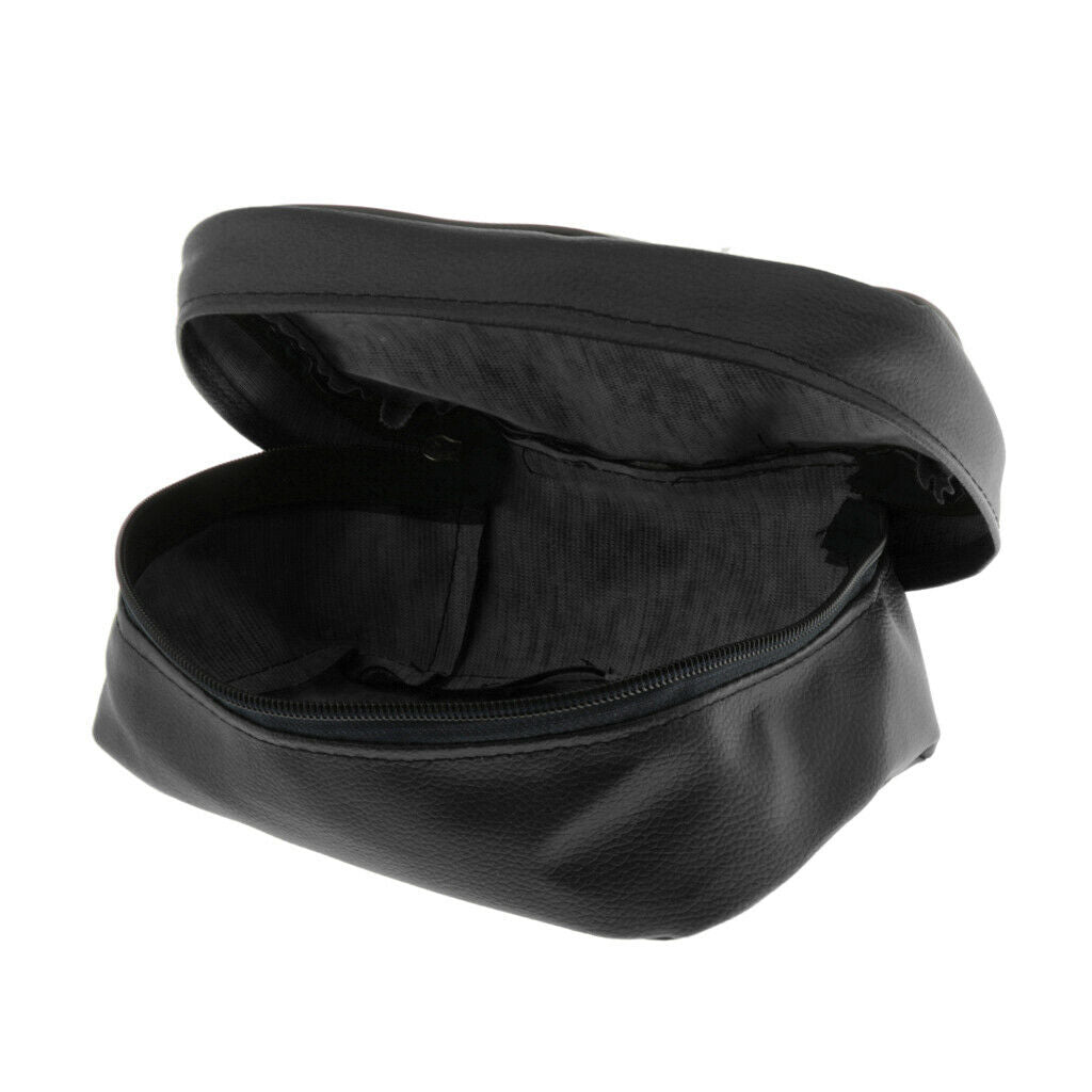 2pcs Black+Red Scooter Motorcycle Rear Tail Seat Back Waterproof Carry Bag