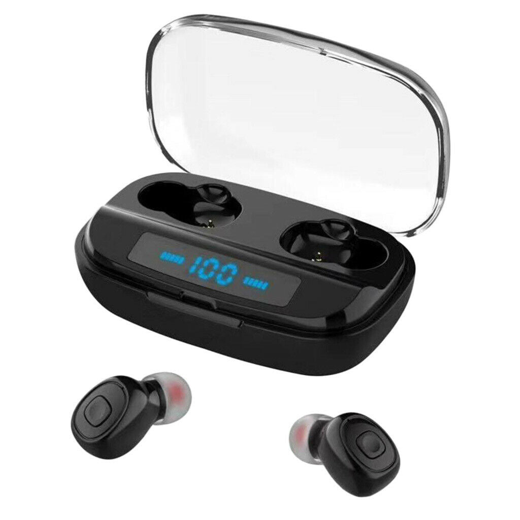 The New TWS Wireless Mini Earphone 5.0 Waterproof Display Bluetooth Headset