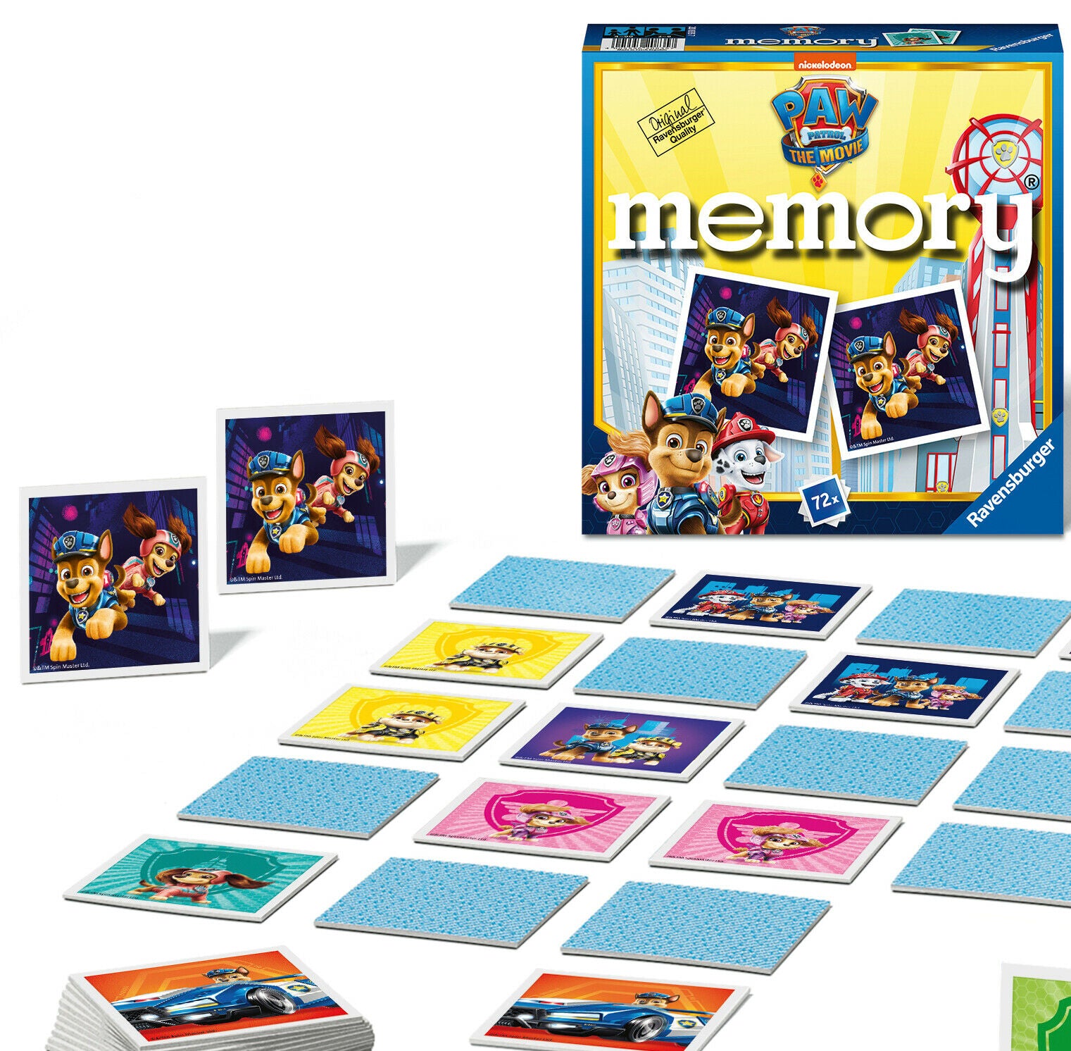 20835 Ravensburger Paw Patrol The Movie Mini Memory Snap Pairs Game Age 3+