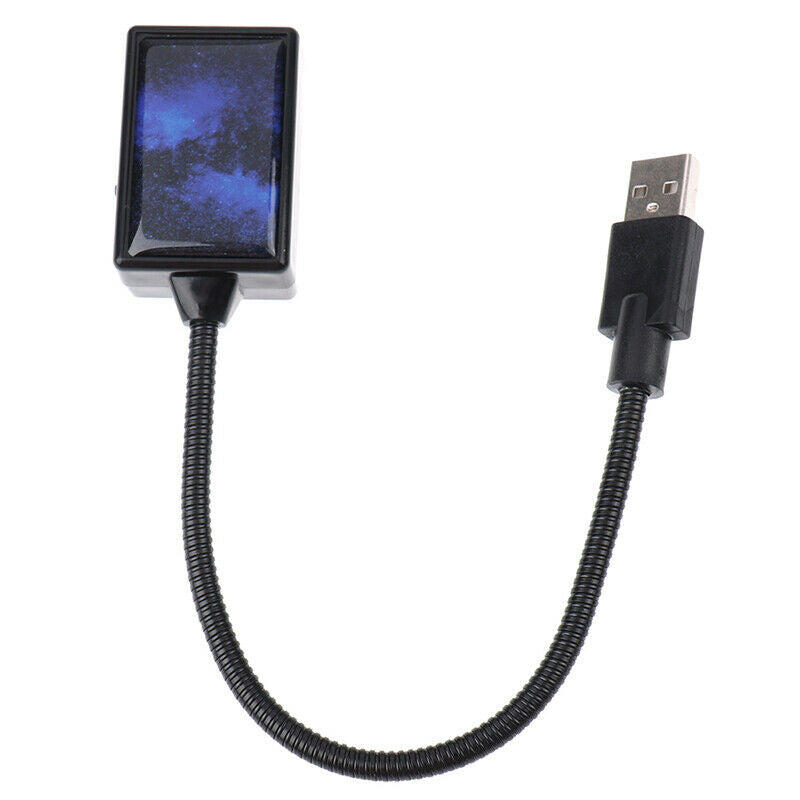 USB Car Interior Atmosphere Starry Sky Lamp Ambient Star Light LED Projector Tt