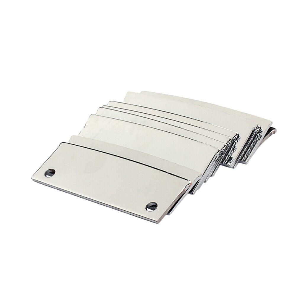 10 Pieces Iron Electric Guitar Dual Rail Pickup Plates