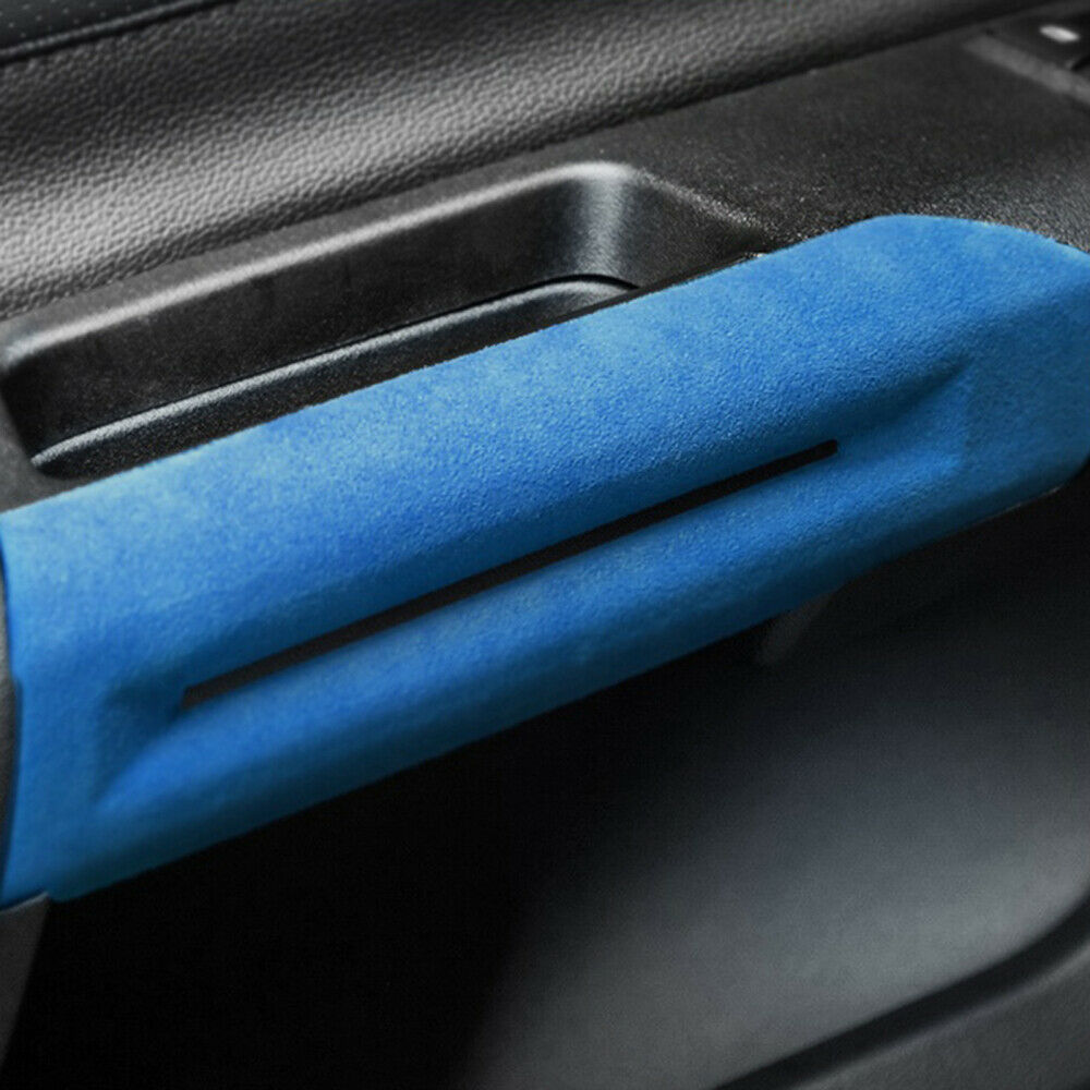 Car Interior Door Handle Cover Trim Assembly For Ford Mustang 15+ Blue 1Pair