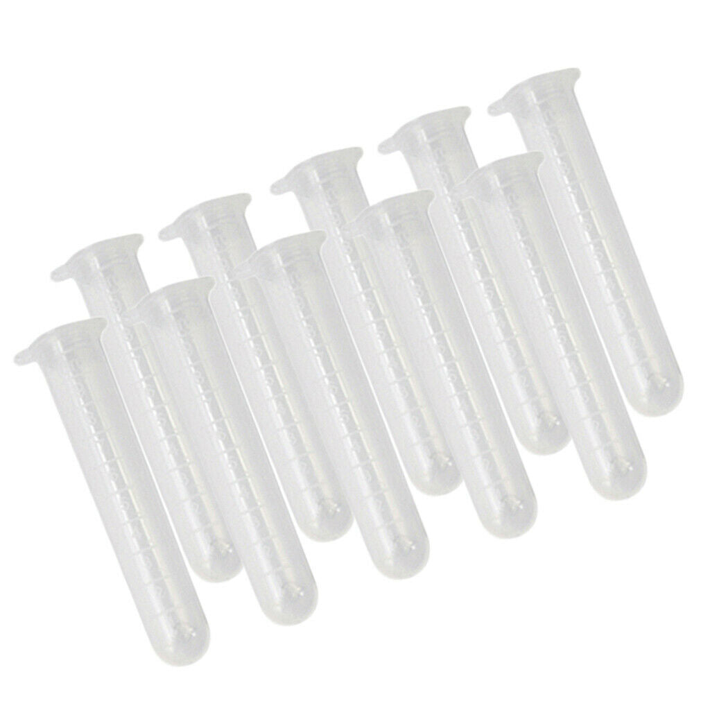 10 Pieces Clear Plastic Sewing Needles Case Storage Tube Sewing Supplies