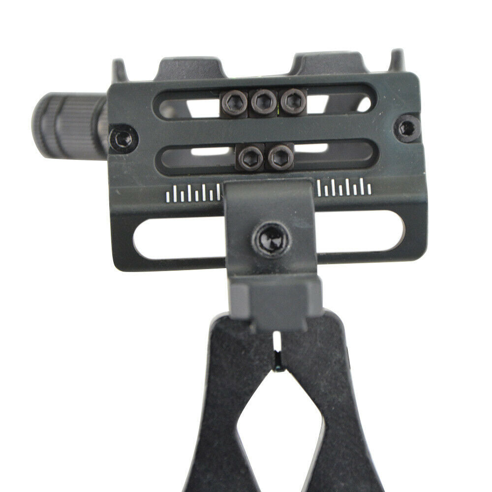 Archery Compound Bow Sight 5 Pin 0.019" Optical Fiber Micro Adjustable Hunting