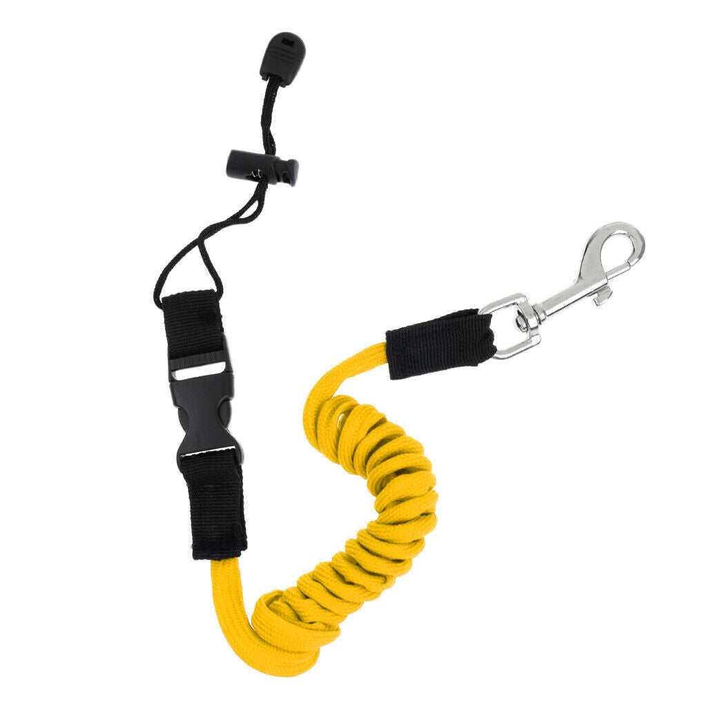 Strong Canoe Paddle Leash Durable Rod Holder Heavy Duty Rope Cord with Clip