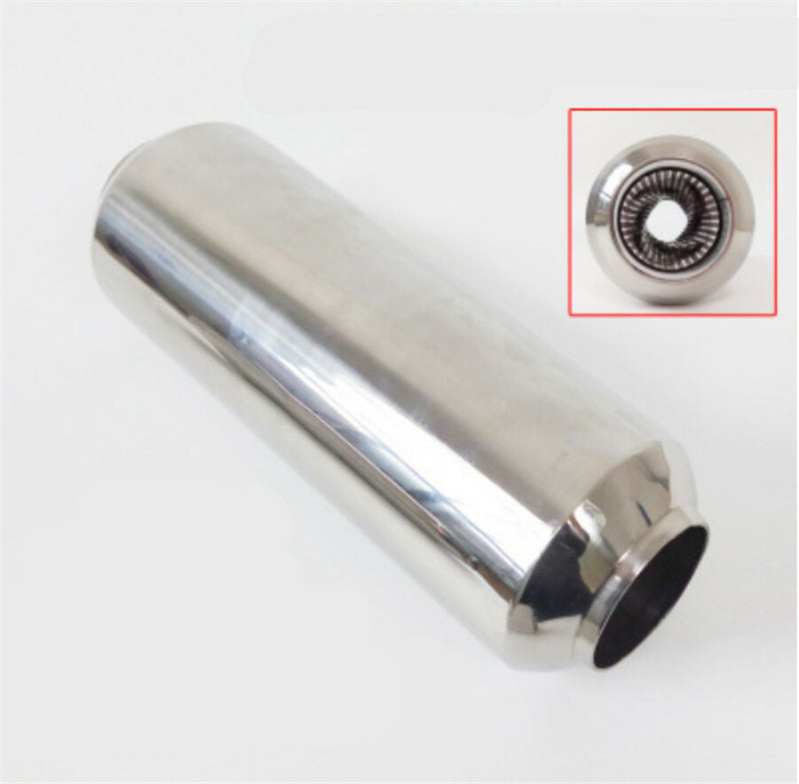 Universal Exhaust Dissipative Muffler 304 Stainless Steel 2" Inelt 2" Outlet