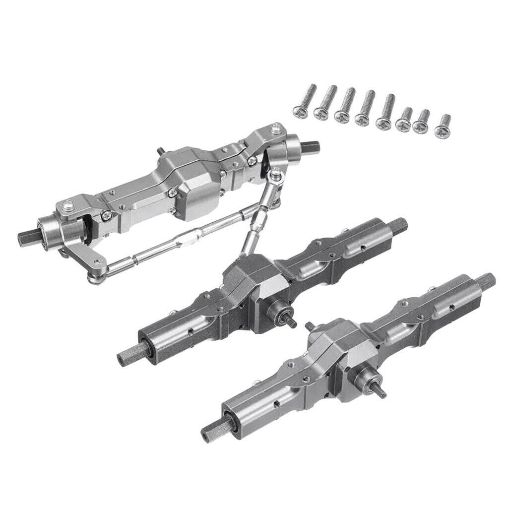 3 Pieces High Quality Front Axle Rear Axle Set for 1/16 WPL RC Car