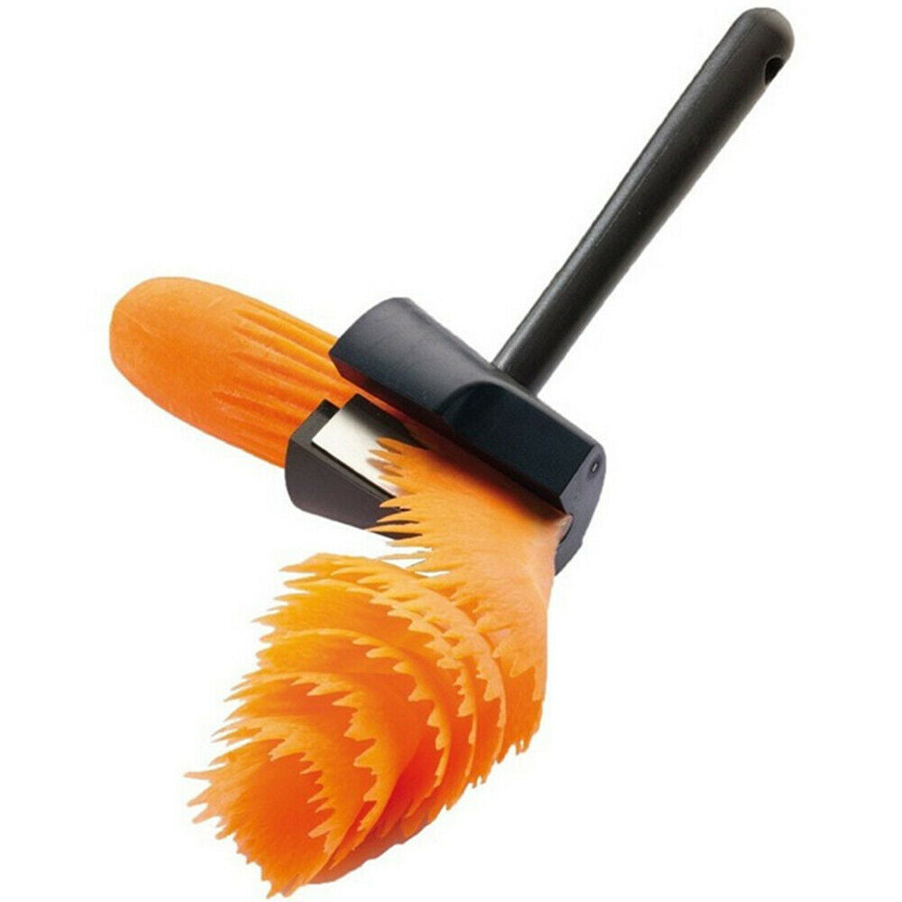 Stainless Steel Vegetable Carrot Cutter Fruits Spiral Peeler Black NICE