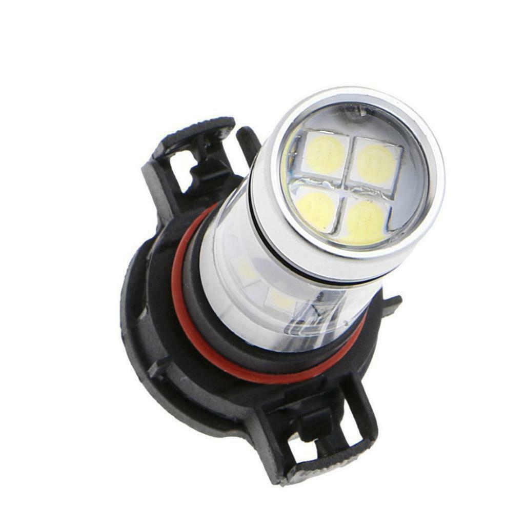 2X H16 6000K 100W High Power LED Projector Foglight Bulbs Lamps HID White