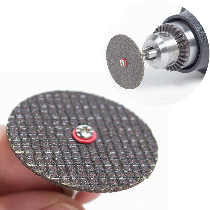 60PCS Rotary Tool Cutting Disc 32MM Fiberglass Reinforced Dremel Tool for Grind