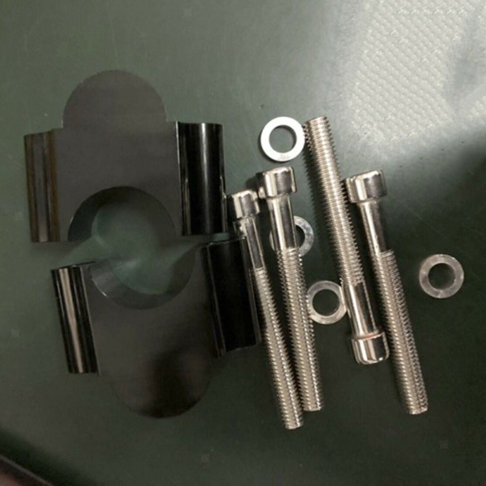 1 Pair Universal Motorcycle Dirt Bike ATV Handlebar Riser Bracket 28mm