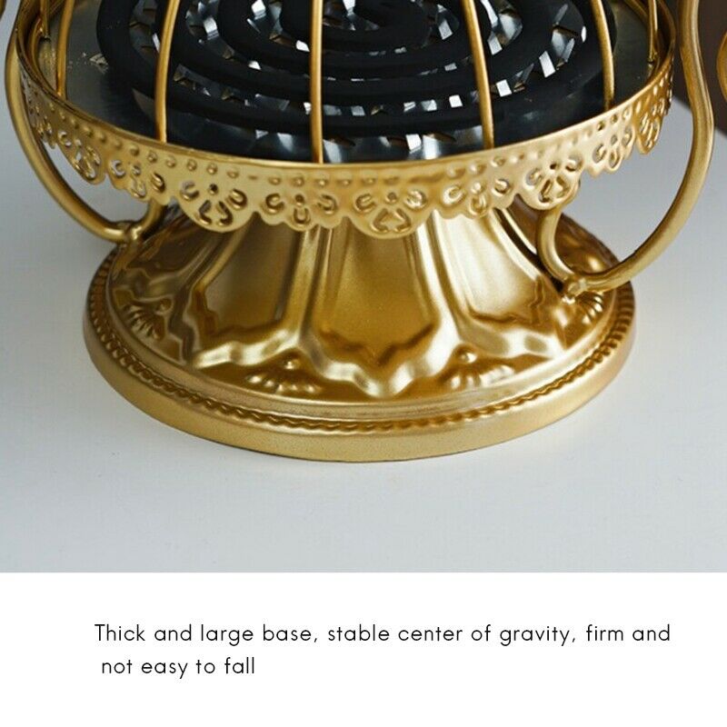 1Pcs Retro Mosquito Coil Incense Burner Fireproof Hanging Mosquito-RepellentQ5F4
