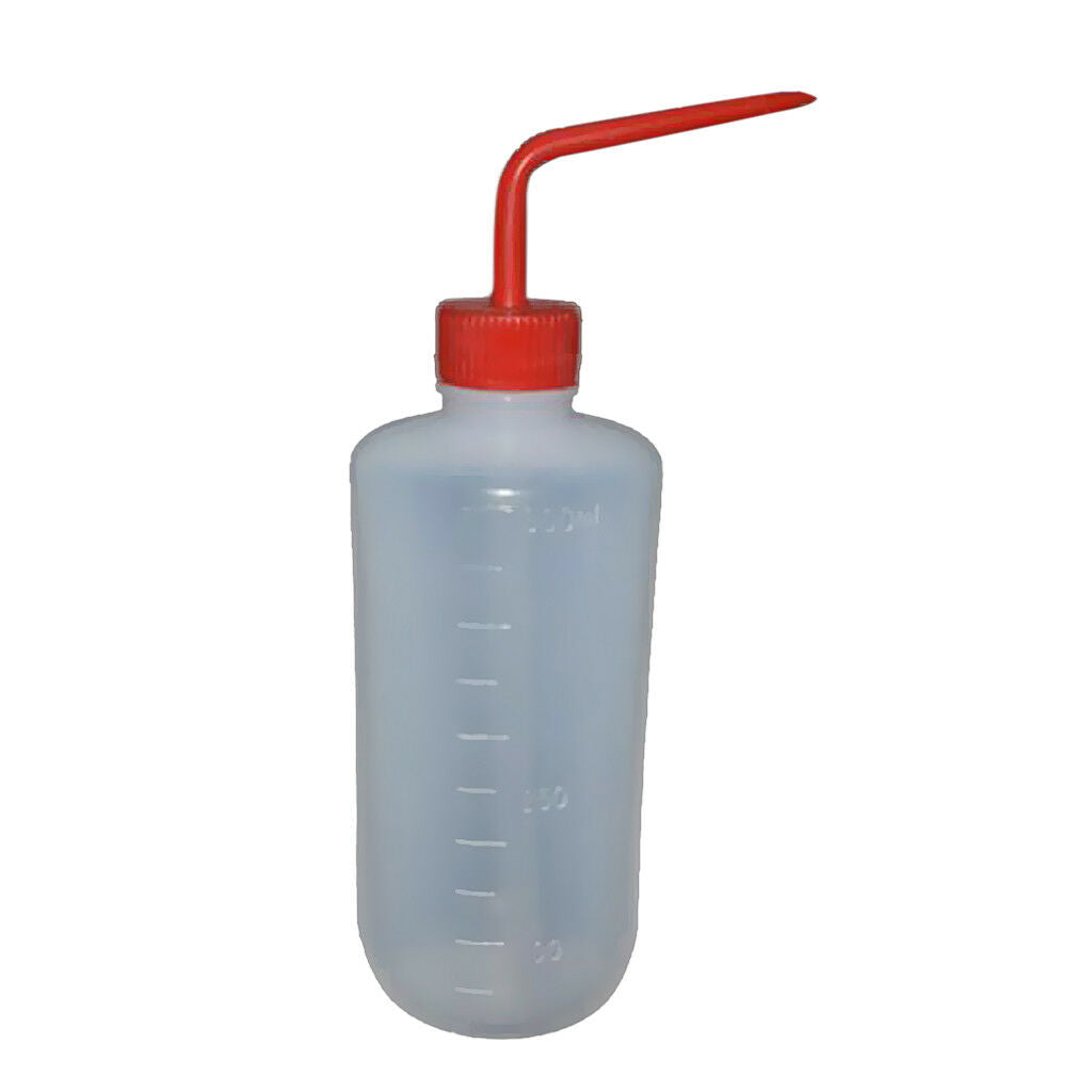 500ml Plastic Plant Flower Watering Squeeze Bottle w/ Straw Garden Tool Red