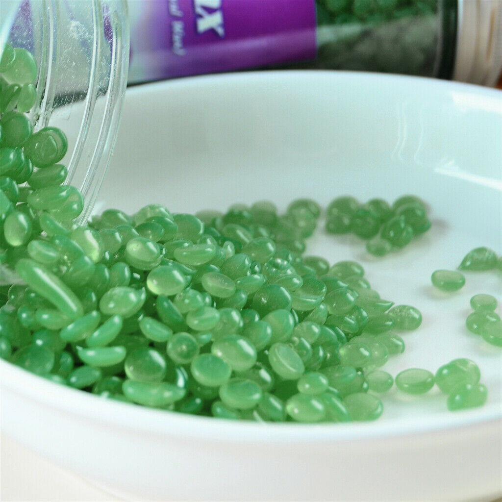 2Packs 1000g Hard Wax Beans Hair Removal Depilatory Chest Bikini Legs Waxing