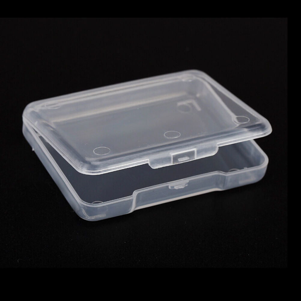 5pcs Plastic Transparent With Lid Storage Box Collection Container Case Pa.l8