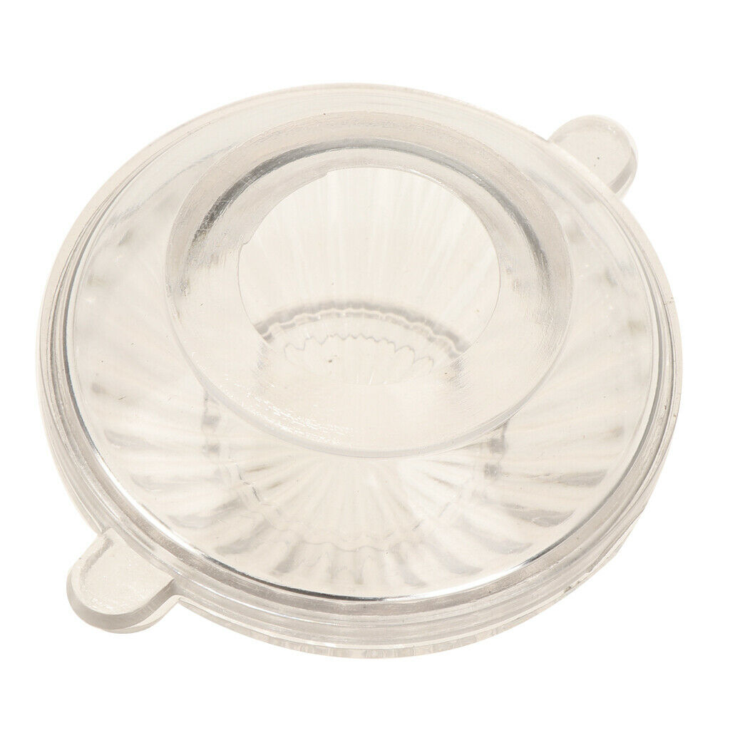 2X Plastic Flat Round Shape Candle Mould Soap Mold for Candle Making 55x28mm