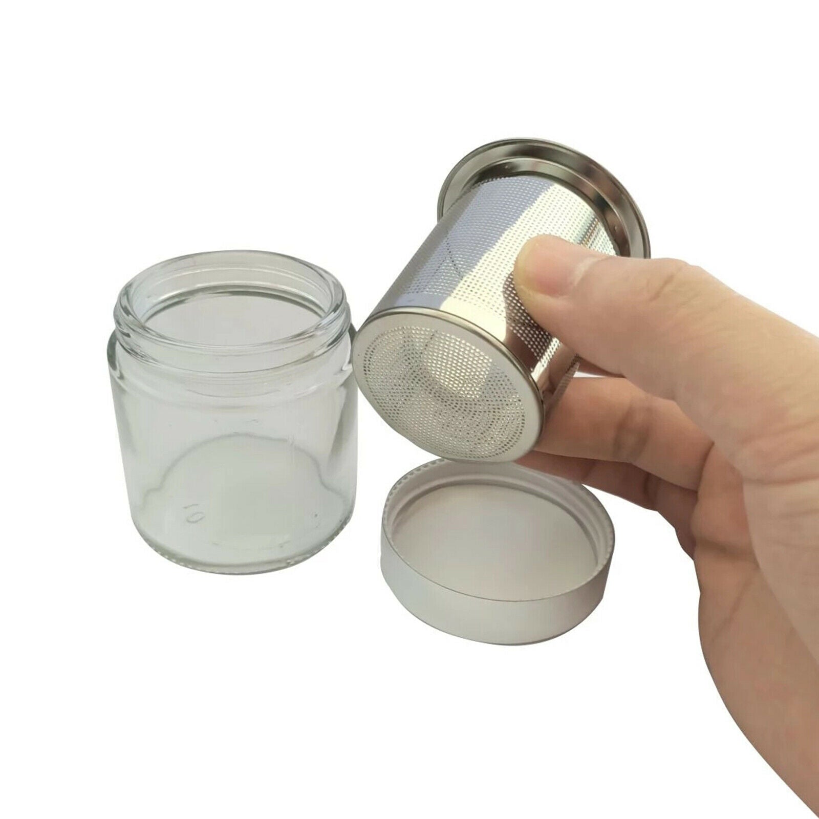Diamond Washing Cup Cleaning Jar 76x73mm Watchmaker Accessories Alcohol