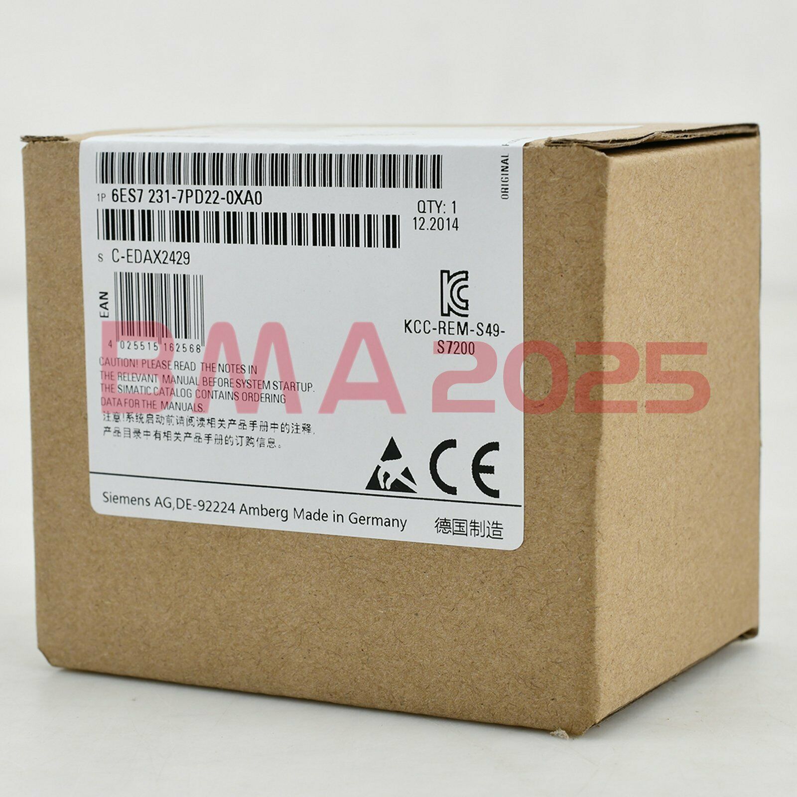 1PC Brand New 6ES7 231-7PD22-0XA0 one year warranty free Ship SM9T