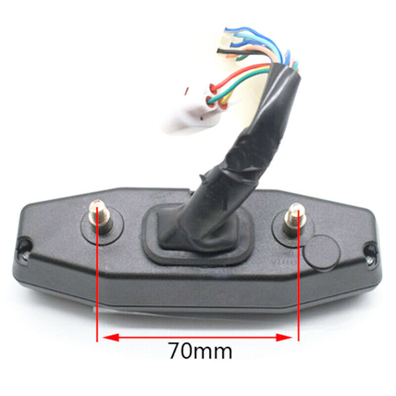 Motorcycle Speedometer Digital Odemeter Electric Injection Carb Meter 12000 RPM