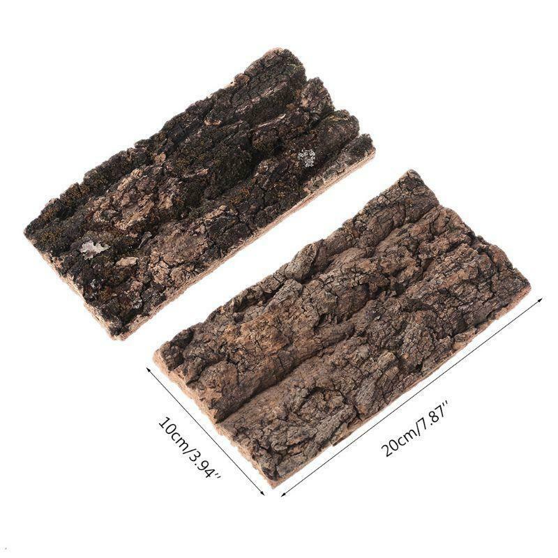 Rodent Reptile Habitat Decoration Lizard Spider Hide Climbing Tree Bark Platform