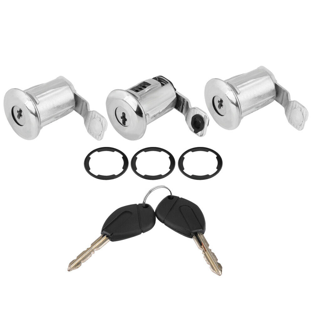Car Door Lock Barrel Set with Keys for Peugeot Citroen Berlingo Xsara NEW