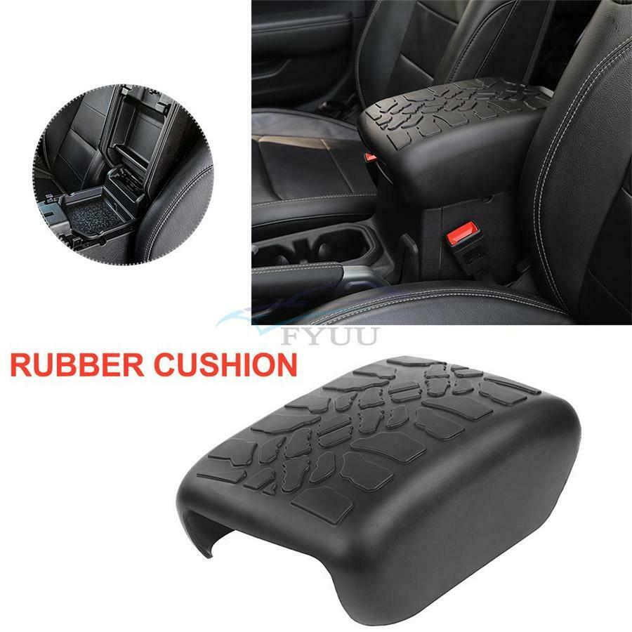 1 Piece Set For Wrangler JL JT 2018-2020 Rubber Black Car Central Armrest Cover