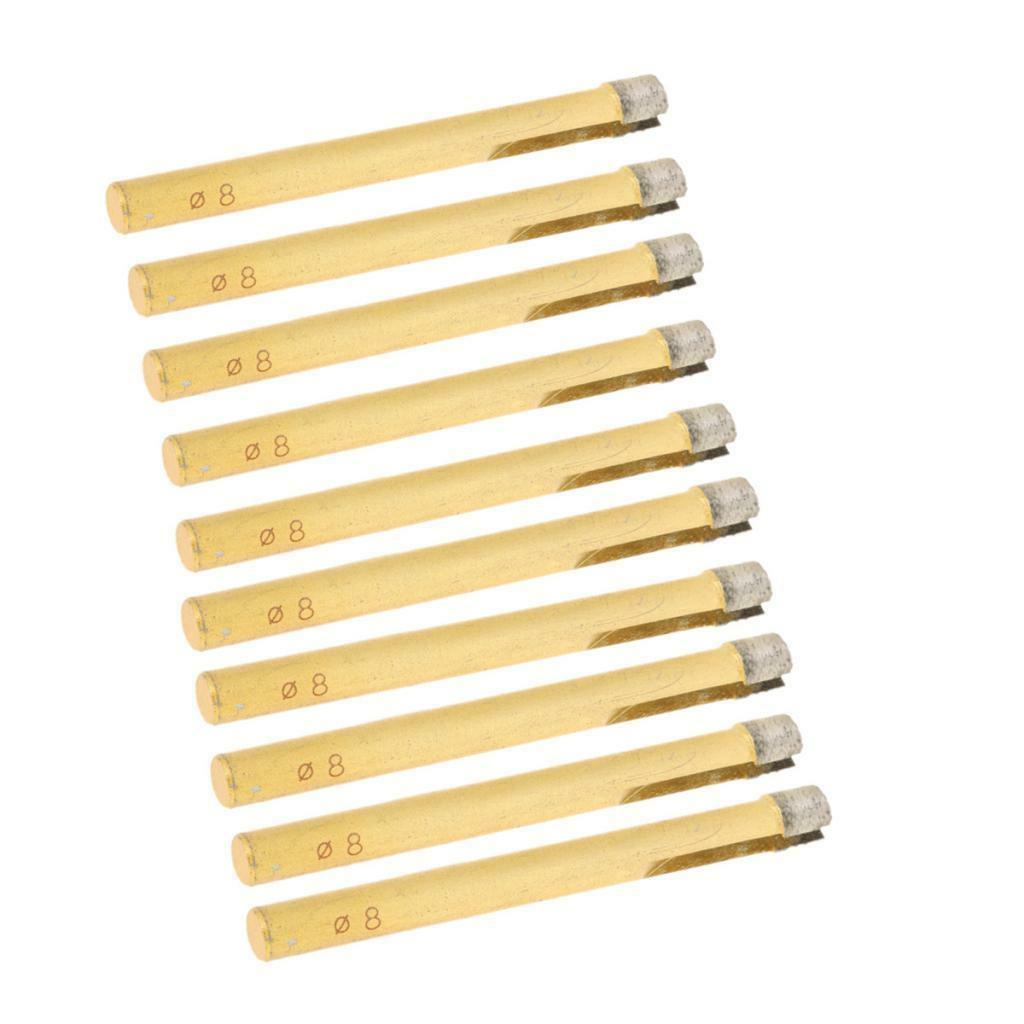 10PCS 8mm Diamond Holesaw Tile, Ceramic, Porcelain, Marble, Drill Bit New
