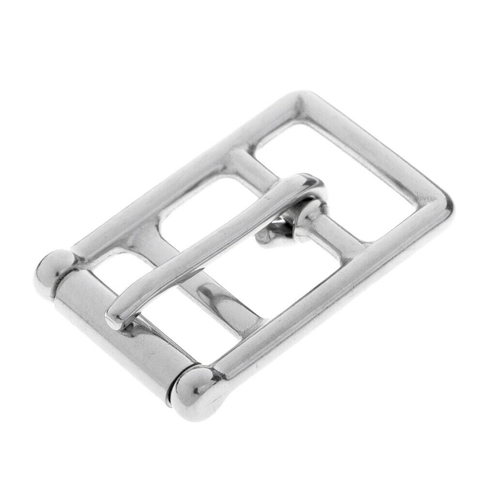 Replacement Bridle Buckle with Roller and Double Bar for Halter Hardware,