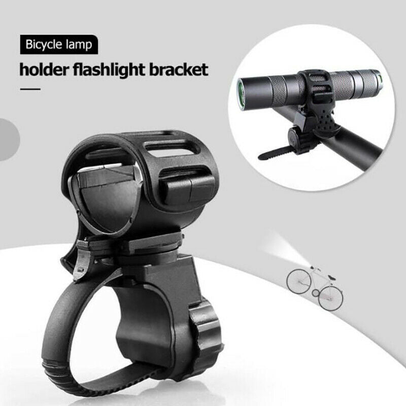 1Pc Bike Lamp 360 Degree Rotatable Front Light Clip Lantern Bicycle Acces.l8