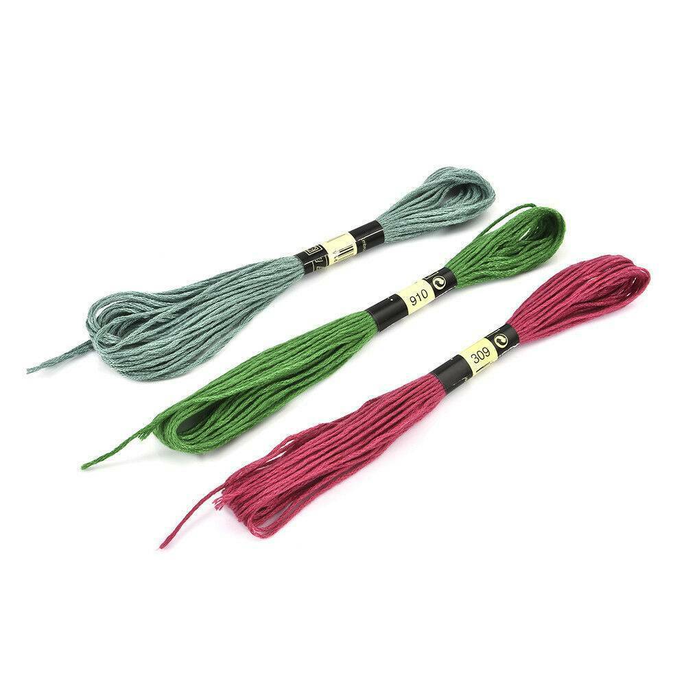 50x Cotton DMC Cross Floss Stitch Thread Embroidery Sewing Skeins Multi Colors ~
