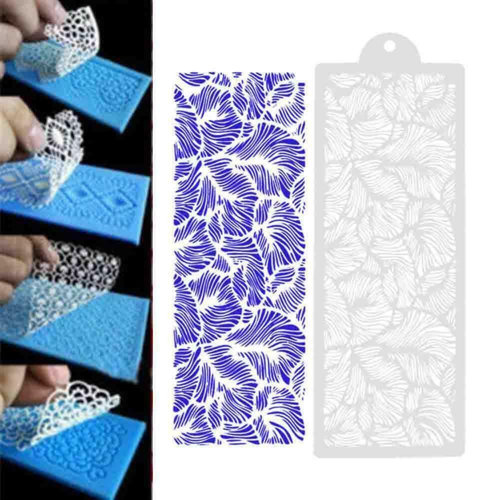 Silicone Lace Mold Mould Sugar Craft Fondant Mat Cake Tool Decorating