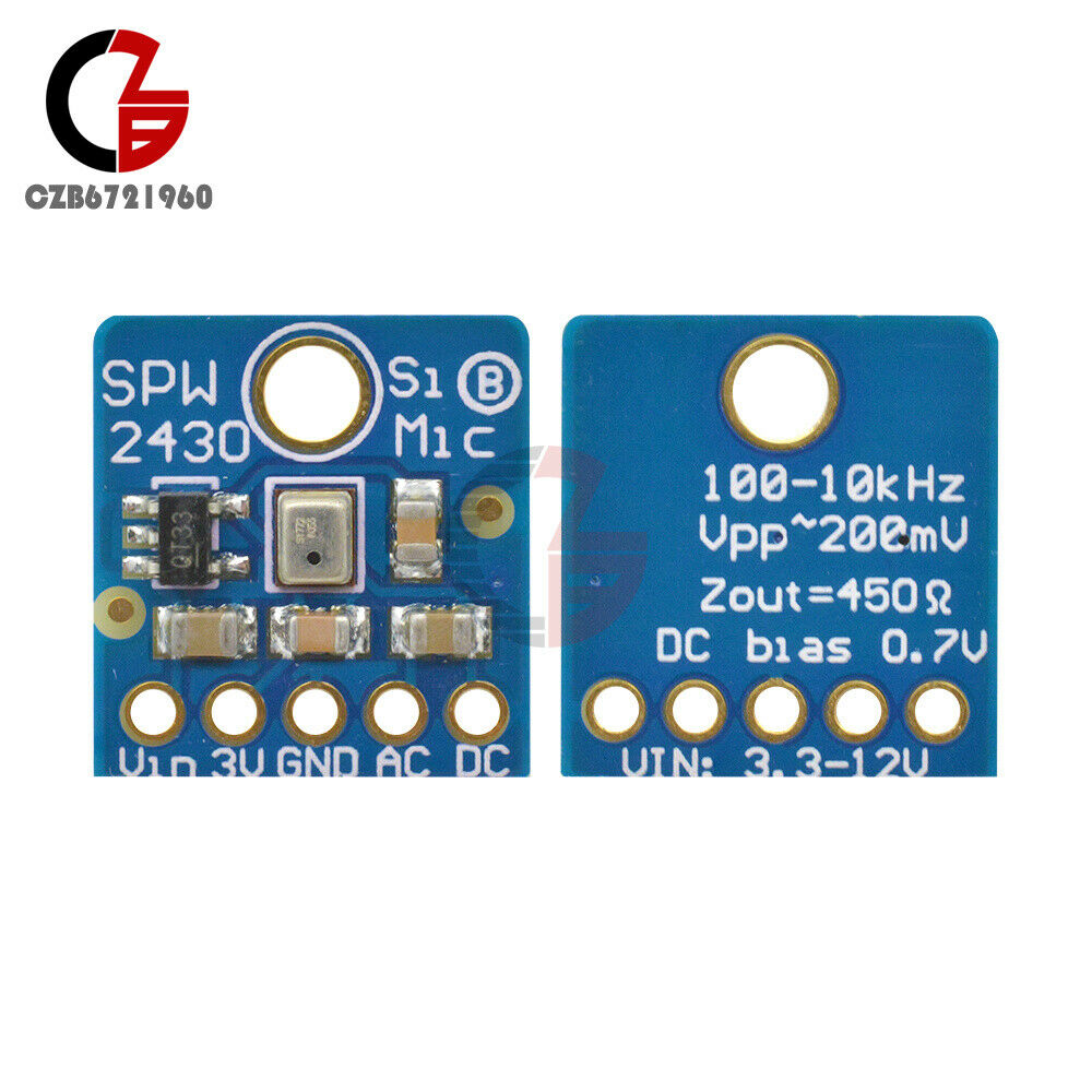 Sound Detection Sensor Module Accuracy Silicon MEMS Microphone SPW2430 3.3-5V