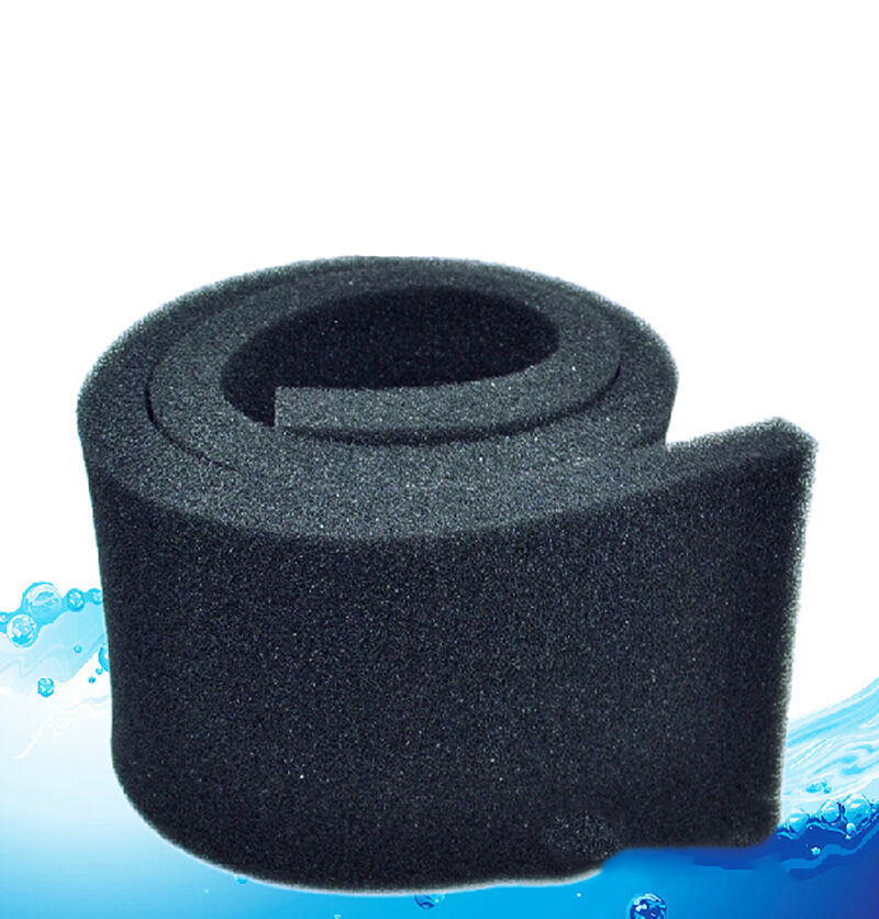 50*12*2cm Black Biochemical Cotton Filter Foam Sponge Aquarium Fish Tank Pond WF