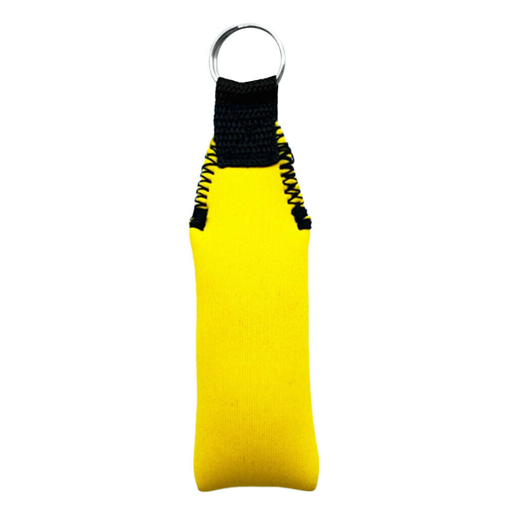 2Pc Lightweight Portable Neoprene Floating Keyring Backpack Chain Key Holder