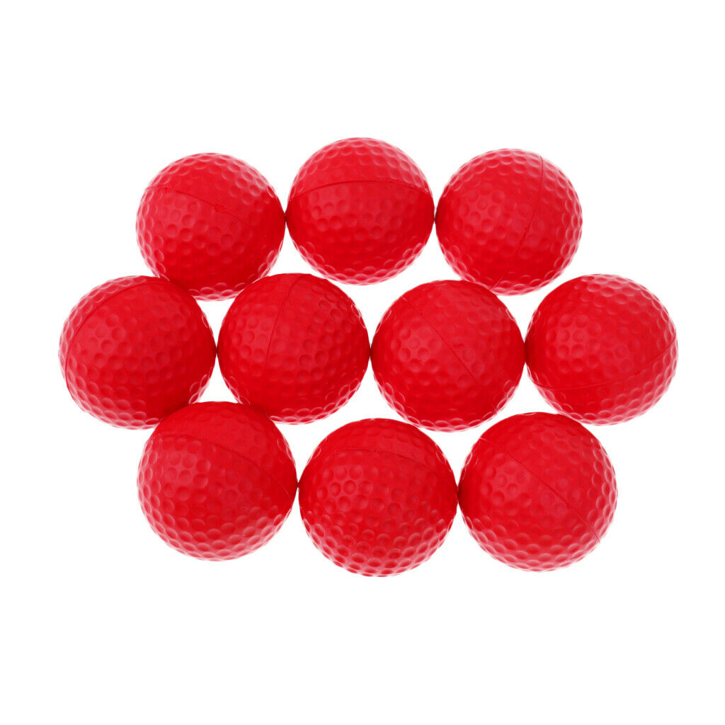 Pack 30 42mm Soft PU Foam Sponge Golf Balls Training Ball for Home Office