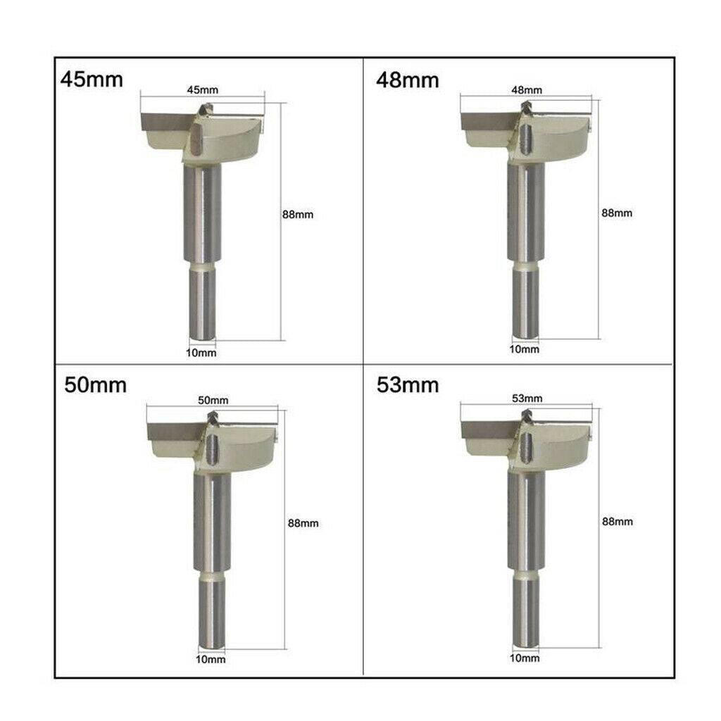 Carbide Tipped   Drill Bits (28mm) Cutter Dia. 10mm shank, Carpentry